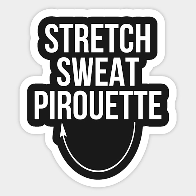 stretch sweat pirouette Sticker by hoopoe